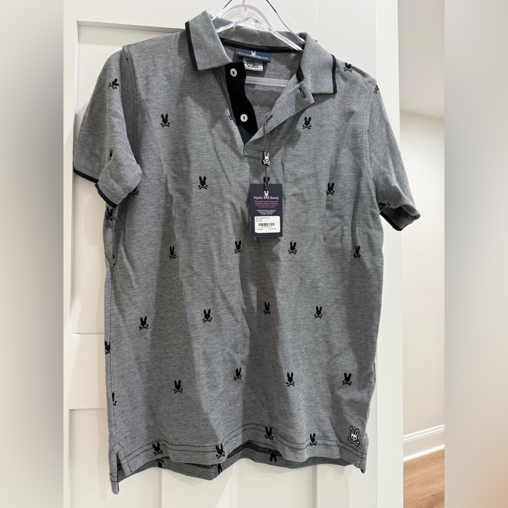 Boys size extra large psycho bunny polo new